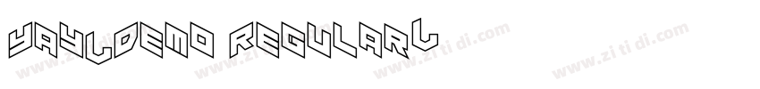Yay_Demo Regular字体转换